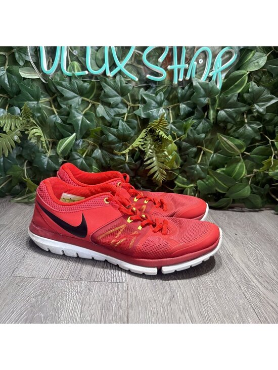 NIKE Flex Run Men\'s Running Shoes Size 10 Red  642791-602 main image 11